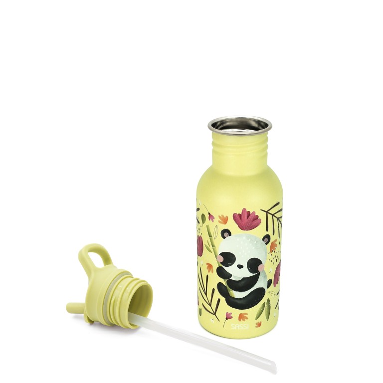 Borraccia Termica Panda 600ml Acciaio Inox – Isolata Sottovuoto 12h Caldo / 24h Freddo – Senza BPA Per Bambini E Sport