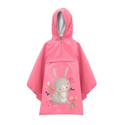 Kids Rain Poncho - Fluffy the Bunny