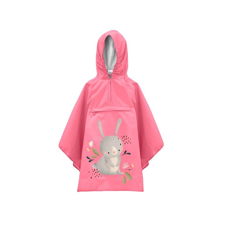 Kids Rain Poncho - Fluffy the Bunny