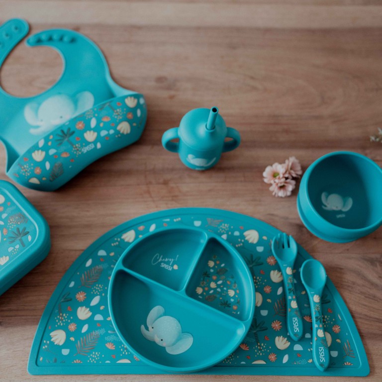 Silicon Suction Plate - Chewy the Elephant