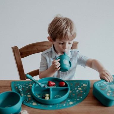 Assiette avec ventouse en silicone - Chewy l’éléphant