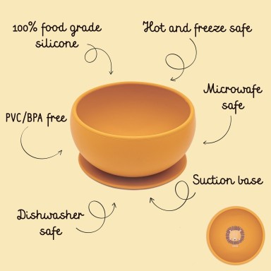 Silicon Suction Bowl - Chompy the Lion