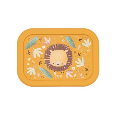 Boîte à goûter en silicone - Chompy le lion