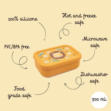 Silicone Lunch Box - Chompy the Lion