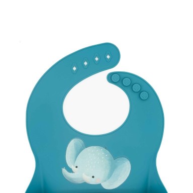 Silicone Bib - Chewy the Elephant