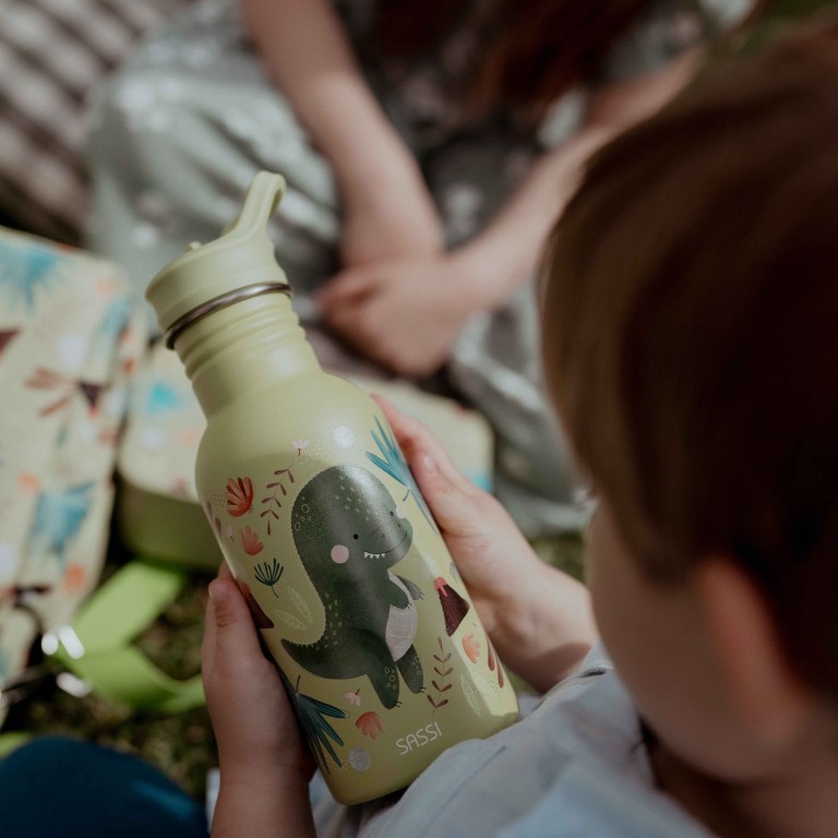 Gourde en inox 500 ml - Cracky le dinosaure