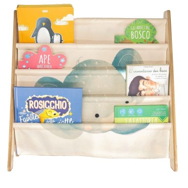 Montessori Book Rack - Chewy the Elephant