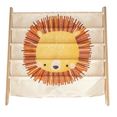 Montessori Book Rack - Chompy the Lion
