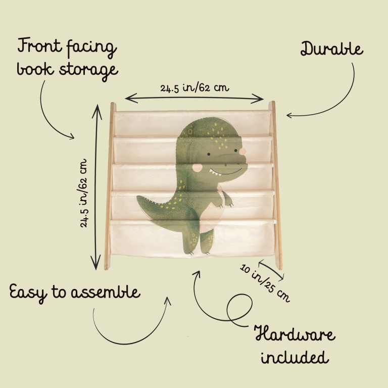 Bibliothèque Montessori - Cracky le dinosaure