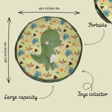 Playmat Bag - Cracky the Dinosaur