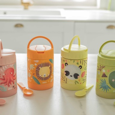 Baby food flask - Chompy the lion