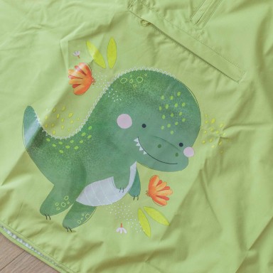 Poncho impermeabile per bambini - Dinosauro Cracky
