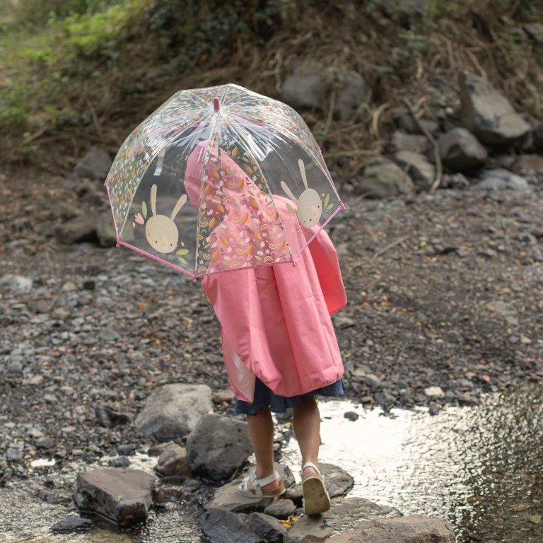 Kids Rain Poncho - Fluffy the Bunny