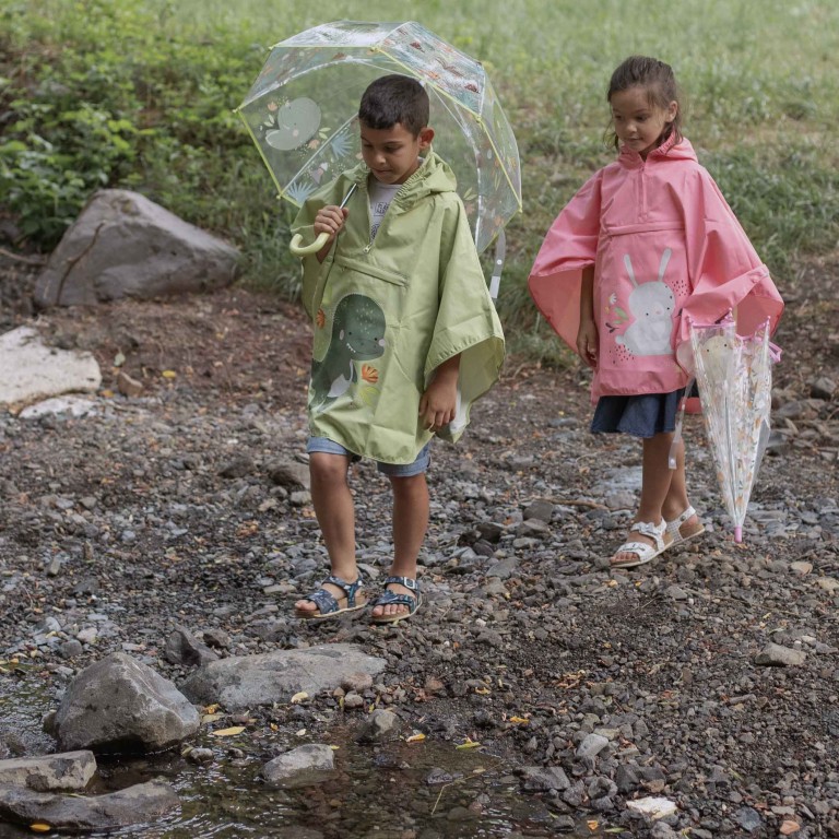 Kids Rain Poncho - Fluffy the Bunny