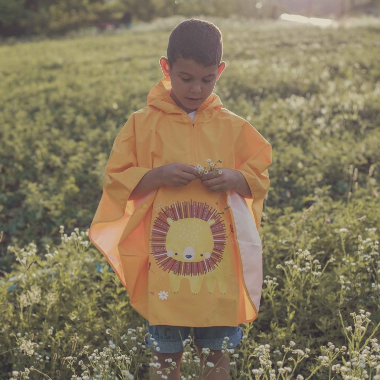Kids Rain Poncho - Chompy the Lion