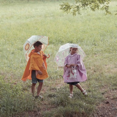 Ombrello trasparente per bambini - Leone Chompy