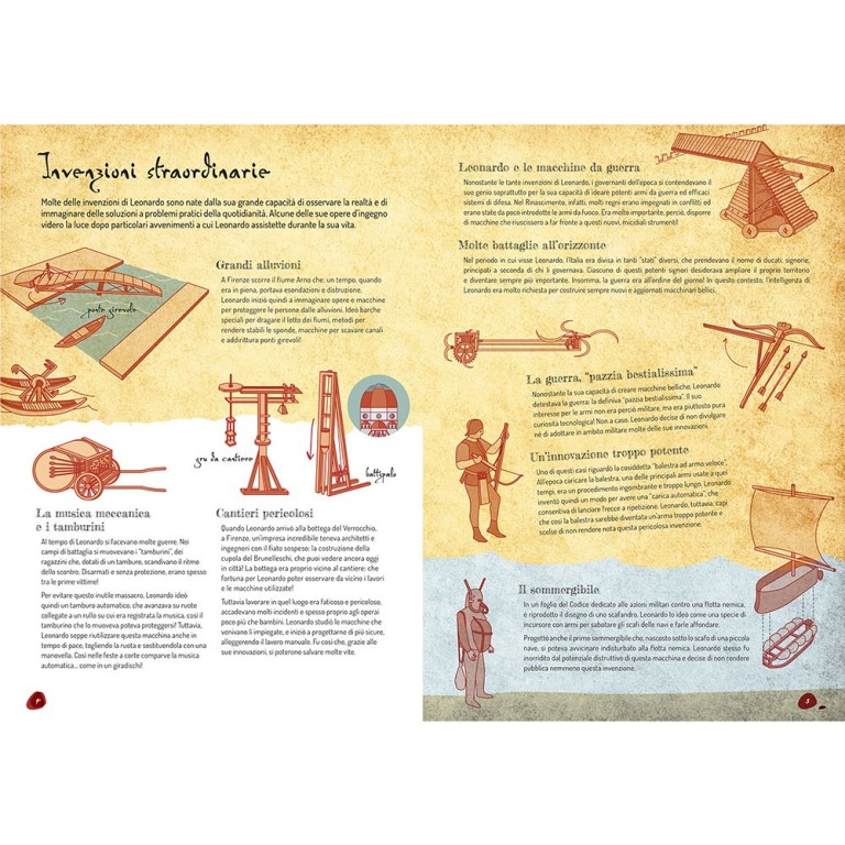 Le Macchine di Leonardo da Vinci. La catapulta e la balestra