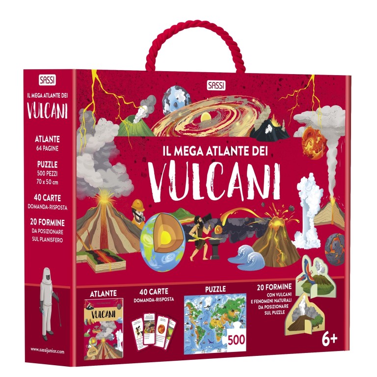 Il mega atlante dei vulcani (Outlet)