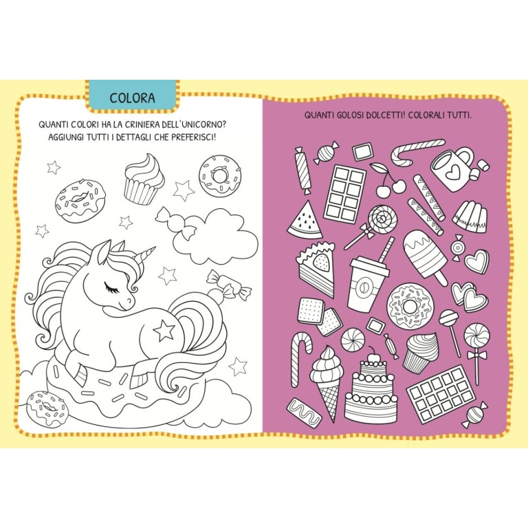 Le mie prime attività arts & crafts. Unicorni