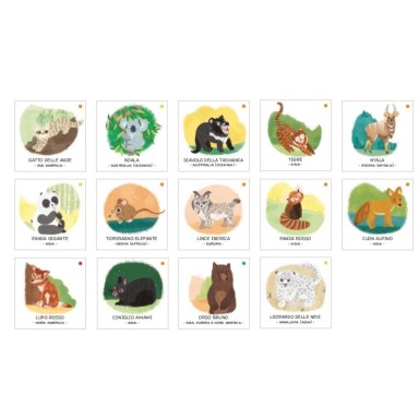 Memo. Animali da salvare. I boschi (Outlet)
