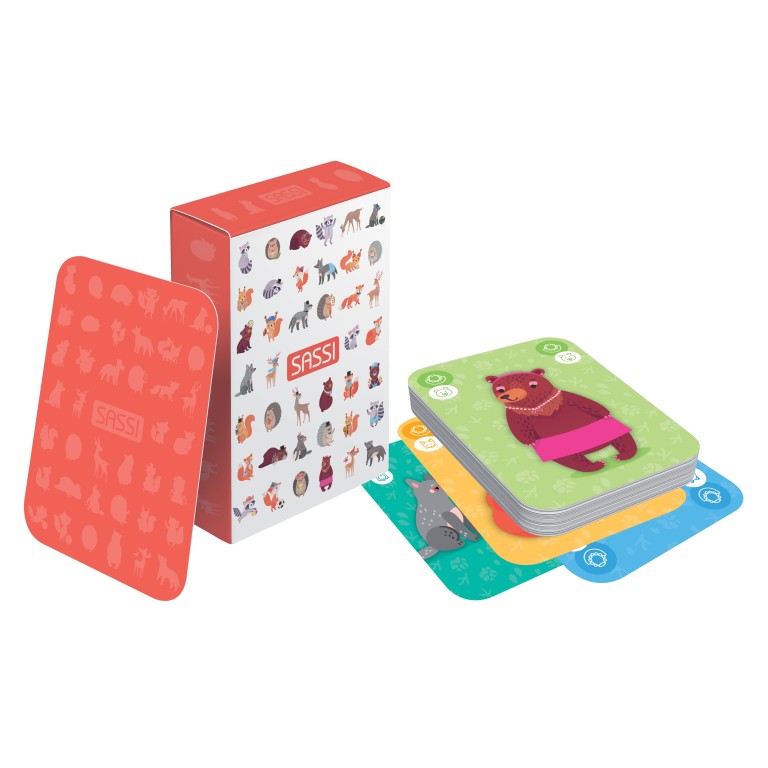 Carte da gioco. Le sette famiglie. Il bosco