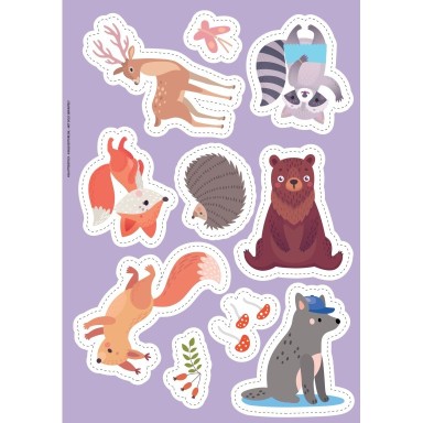 Carte da gioco. Le sette famiglie. Il bosco