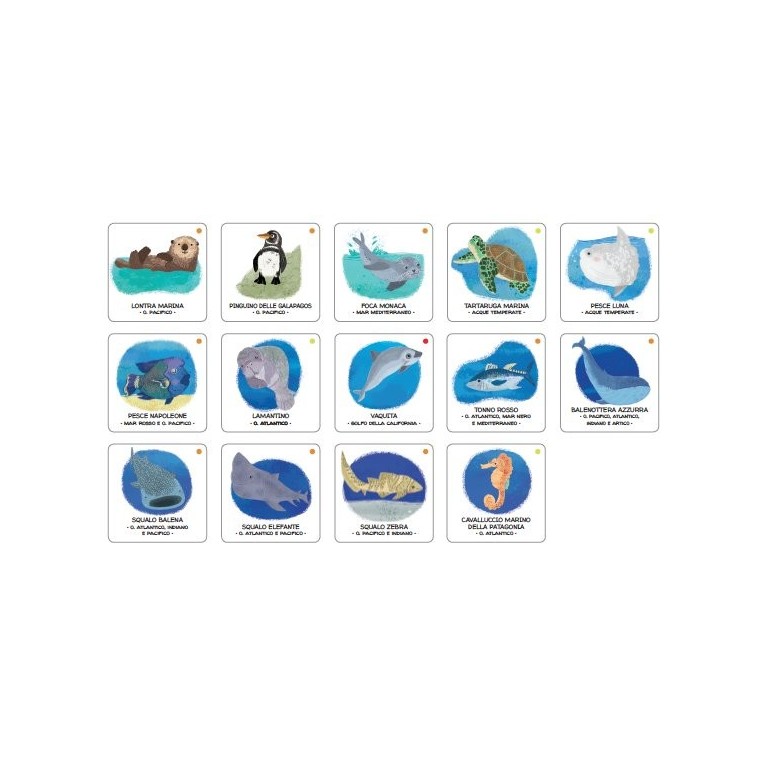 Memo. Animali da salvare. Mari e oceani