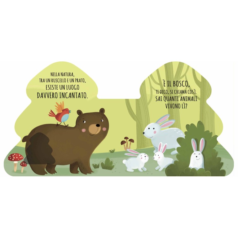 Libri sagomati. Gli amici del bosco