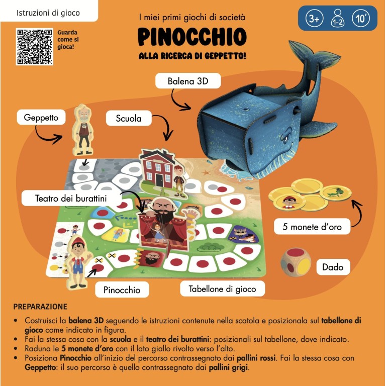 I miei primi giochi di società. Pinocchio - Alla ricerca di Geppetto (Outlet)