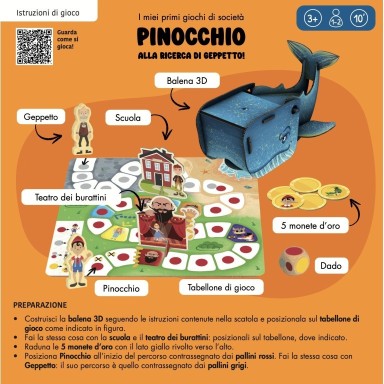 I miei primi giochi di società. Pinocchio - Alla ricerca di Geppetto (Outlet)