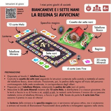 I miei primi giochi di società. Biancaneve e i sette nani - La regina si avvicina!