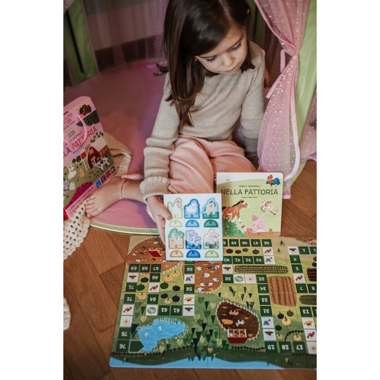 In Giardino Con Gli Amici Animali: Un Libro Da Giocare! Ediz. A Colori Con Tabellone