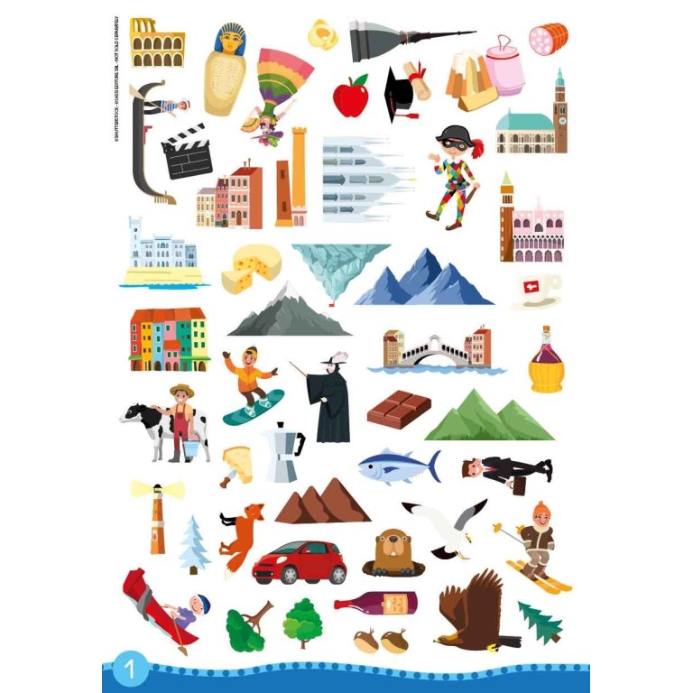 Le mie prime attività arts & crafts. L'Italia (Outlet)