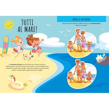 Stickers e attività. Le vacanze