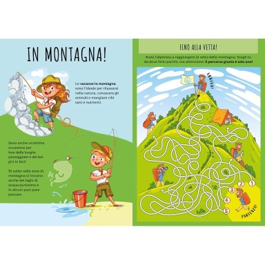 Stickers e attività. Le vacanze