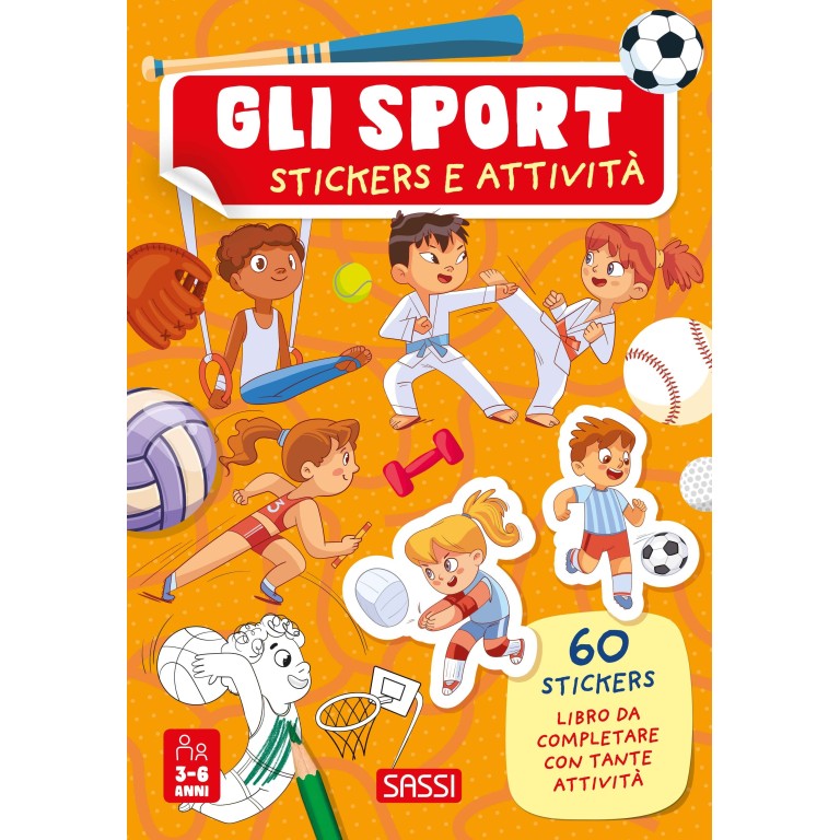 Stickers e attività. Gli sport (Outlet)
