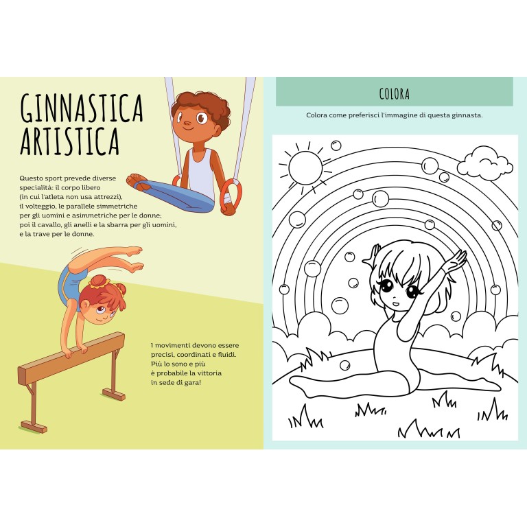 Stickers e attività. Gli sport (Outlet)