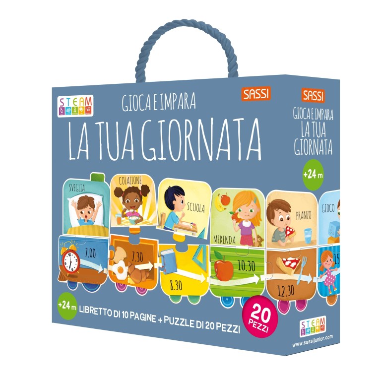 Steam puzzle. Gioca e impara. La mia giornata (Outlet)