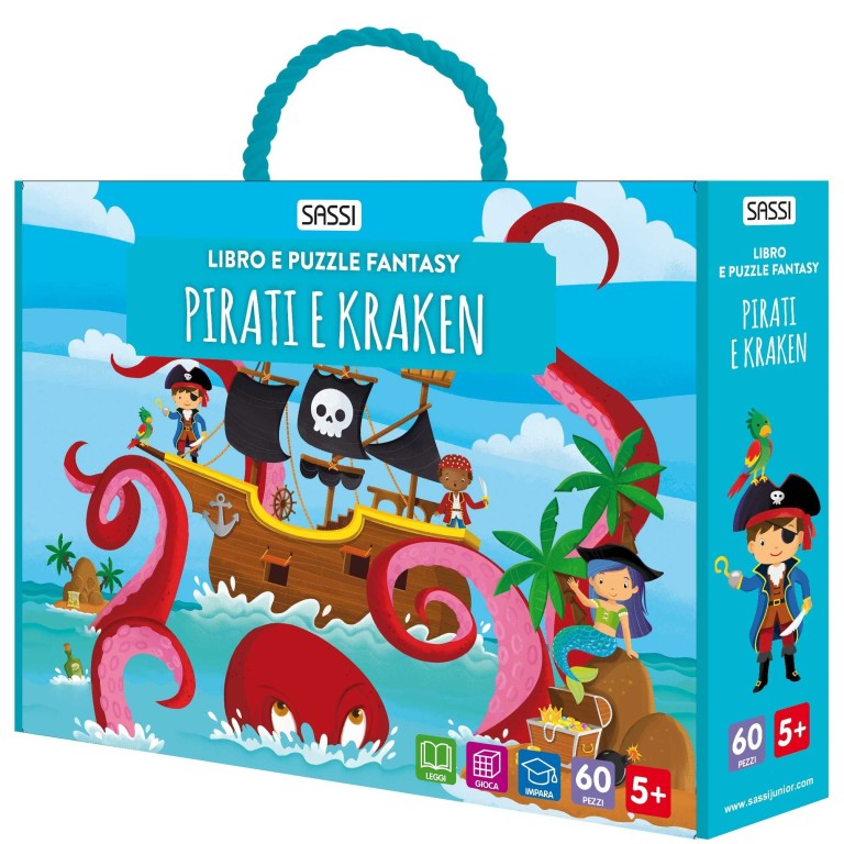 Puzzle sagomati. Pirati e Kraken (Outlet)