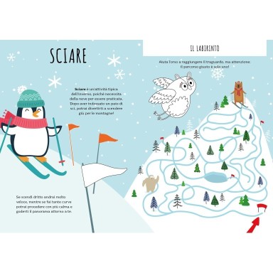 Stickers e attività. Inverno
