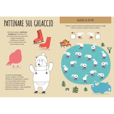 Stickers e attività. Inverno