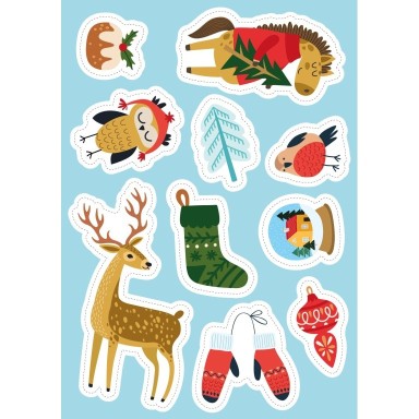 Stickers e attività. Inverno