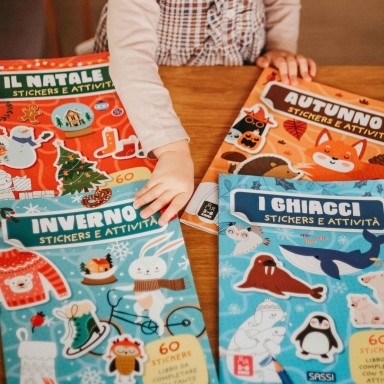 Stickers e attività. Inverno
