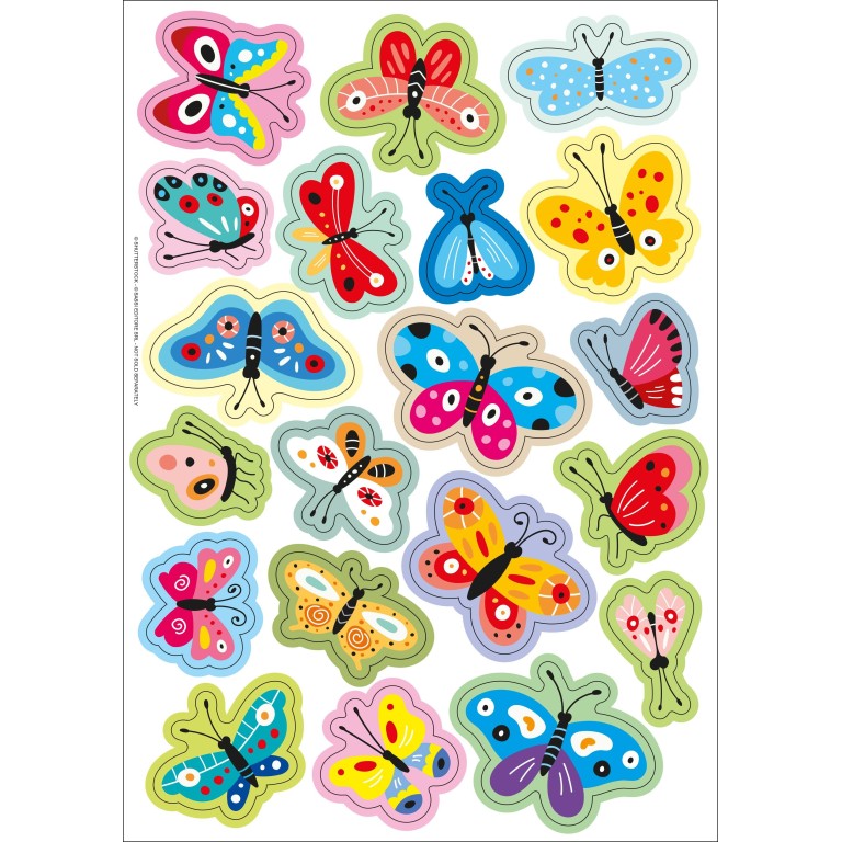 Mega box arts & crafts. Le farfalle