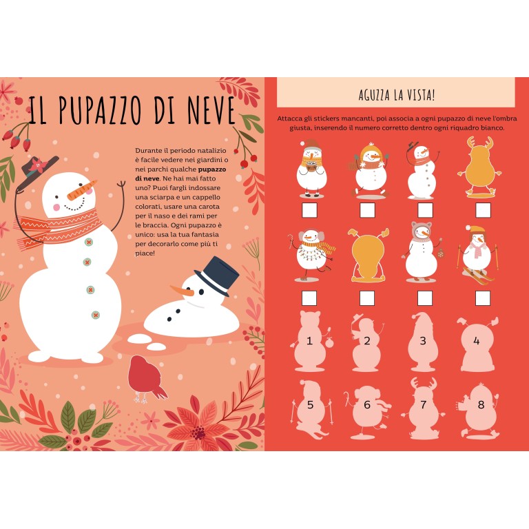 Stickers e attività. Il Natale