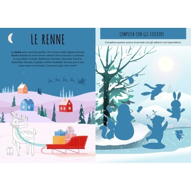 Stickers e attività. Il Natale