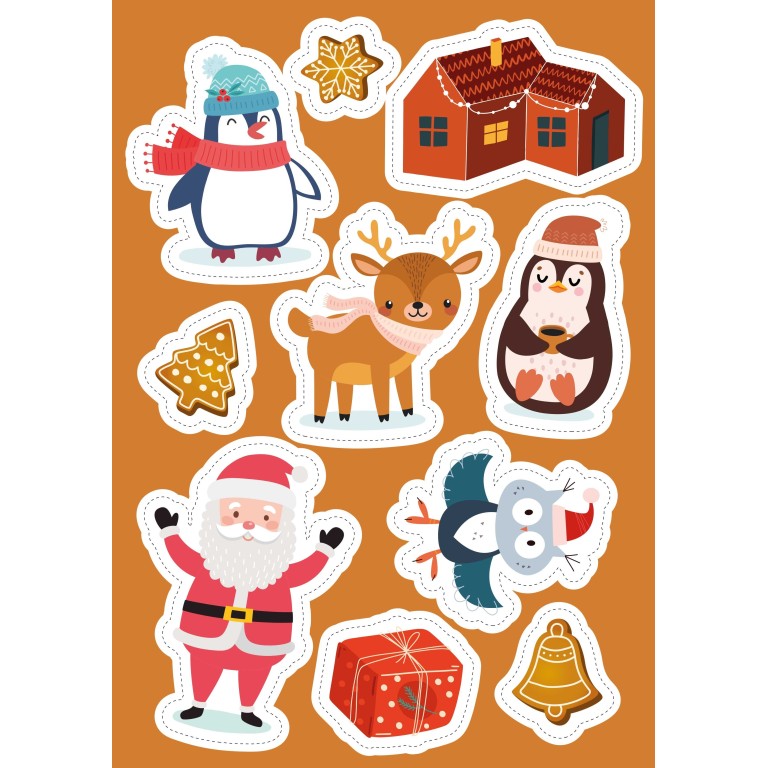 Stickers e attività. Il Natale