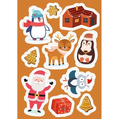 Stickers e attività. Il Natale