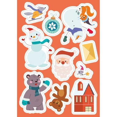 Stickers e attività. Il Natale