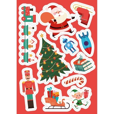 Stickers e attività. Il Natale